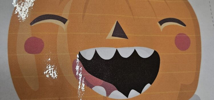 Halloweenowa gimnastyka buzi i języka